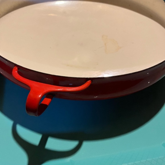 Dansk Kitchen Vintage Dansk Kobenstyle Red Enamel Paella Pan Extra